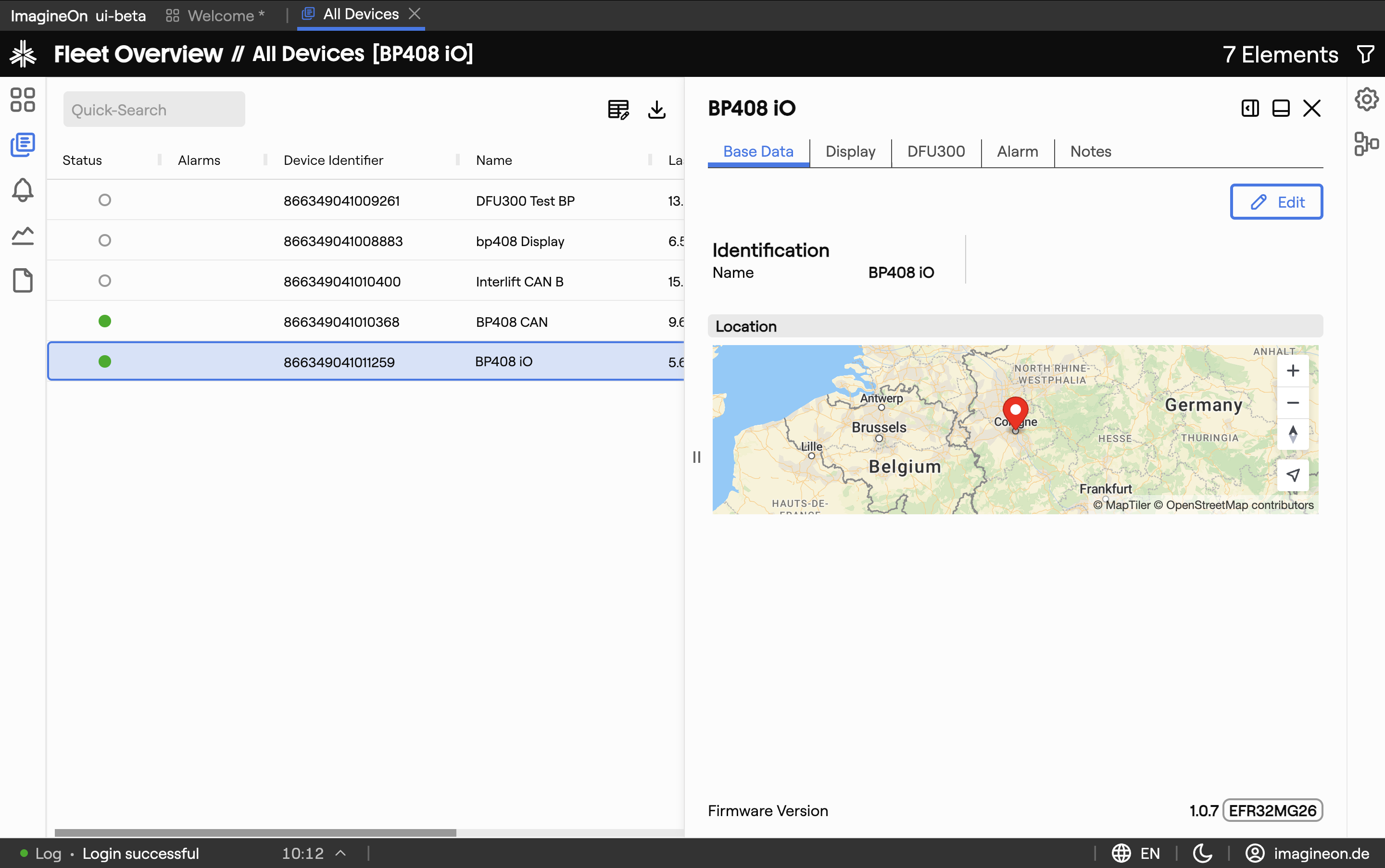 Data tab